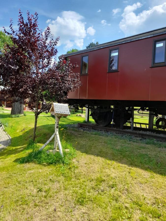 Eisenbahnromantik Im Urlaub Heinsdorfergrund Exteriér fotografie