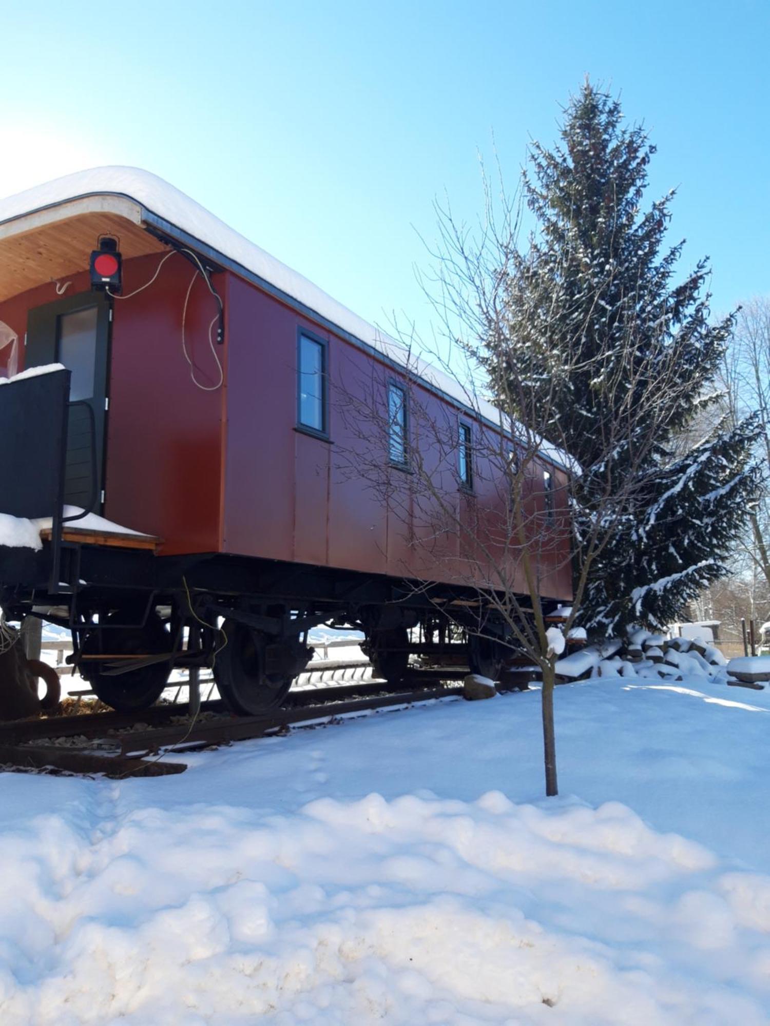 Eisenbahnromantik Im Urlaub Heinsdorfergrund Exteriér fotografie